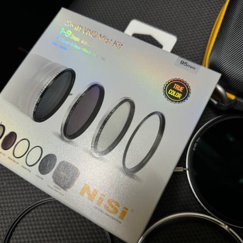 (95mm) NiSi Swift VND Mist 1-9 Stops 黑柔減光濾鏡 3 片套裝