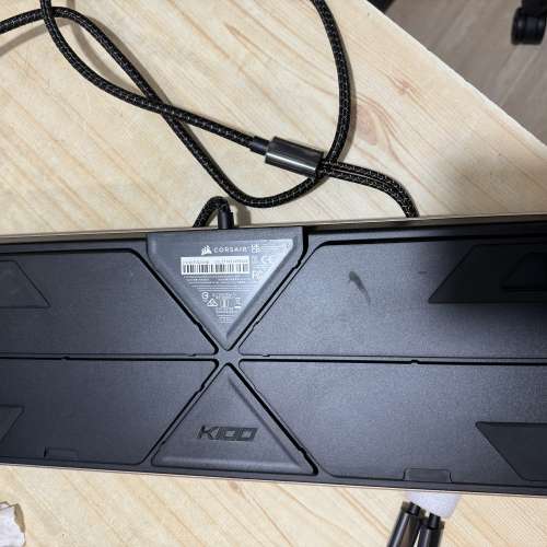 Corsair K100 RGB OPX軸機械式鍵盤 Midnight Gold 限定版