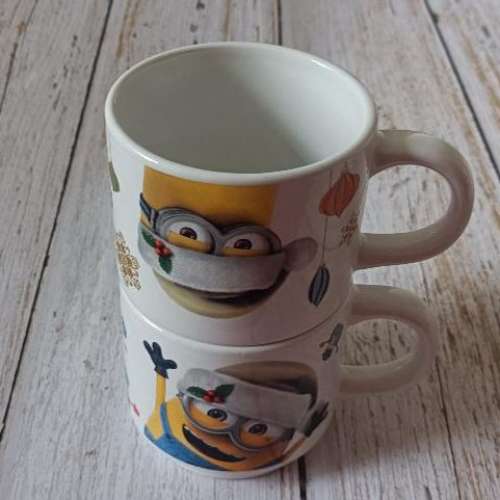 全新 迷你兵團 小黃人 聖誕節 陶瓷杯 DESPICABLE ME Minions Mug