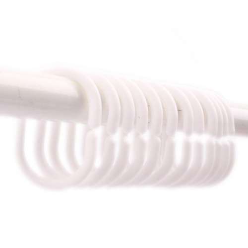 全新 白色 浴簾掛勾