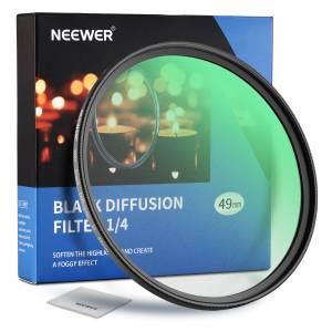 NEEWER Black Diffusion 1/4 Filter Mist Dreamy Cinematic Effect Filter 黑柔濾鏡