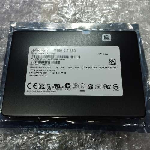 Micron 1TB 2.5" SATA3 SSD