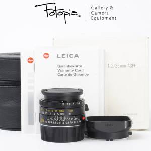 || Leica Summicron-M 35mm F2 ASPH - Black / 11879 with packing (non 6-bit) ||