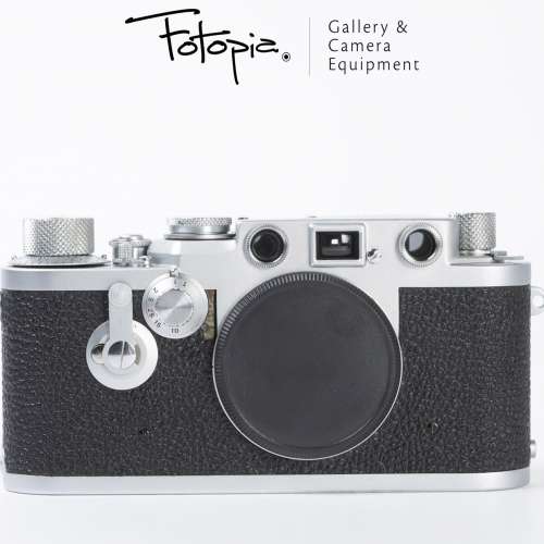 || Leica IIIf - Silver / ST (self-timer) version; Leica screw film camera ||