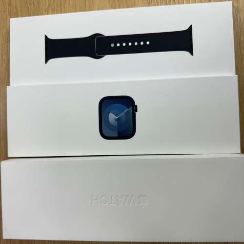 香港行貨全新未開封Apple Watch S9 45mm GPS midnight