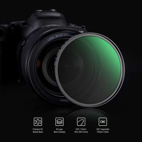 NEEWER Black Diffusion 1/8 Filter Mist Dreamy Cinematic Effect Filter 黑柔濾鏡