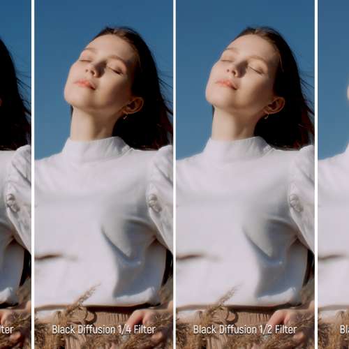 NEEWER Black Diffusion 1/2 Filter Mist Dreamy Effect Filter (49mm-82mm)