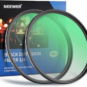 Neewer Black Diffusion Filter Kit (Grade 1/8, Grade 1/4, 2-Pack) 黑柔濾鏡套裝