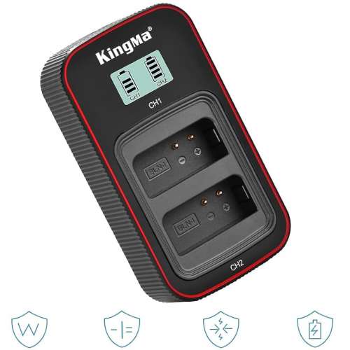 KINGMA OLYMPUS BLN-1 Fully Decoded Info-Lithium-Ion Battery Pack Battery 代用...