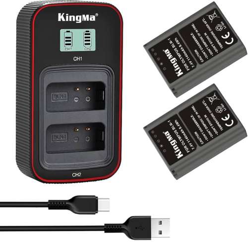 KINGMA OLYMPUS BLN-1 Fully Decoded Info-Lithium-Ion Battery Pack Battery 代用...