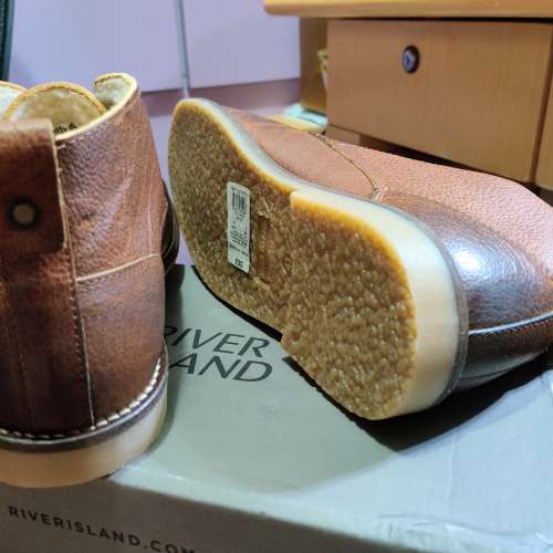 ““ 全新 ”” River Island (NEW) Bandit Boots, Brown, UK 7, EU 41