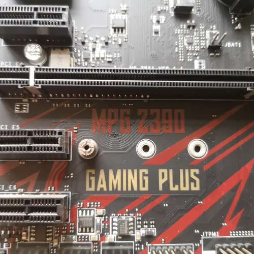 (新淨) MSI MPG Z390 GAMING PLUS底板連背板