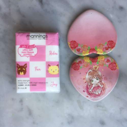 $20 - 100% 百變小櫻 可摺手袋心形鏡仔 (有放大功能)