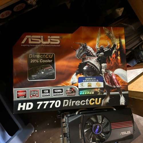 ASUS ATI HD7770 Direct CU 1GB GDDR5顯示卡