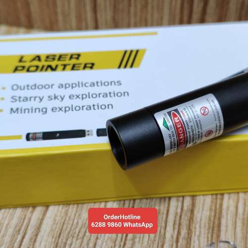 Mini Laser Pointer Green Beam High Visibility. Rechargeable via USB. 鐳射 激光...