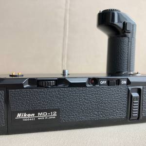 新靚 Nikon MD-12 Motor Drive for FM FE FM2 FE2 FM3A FA 自動捲片器（手柄）