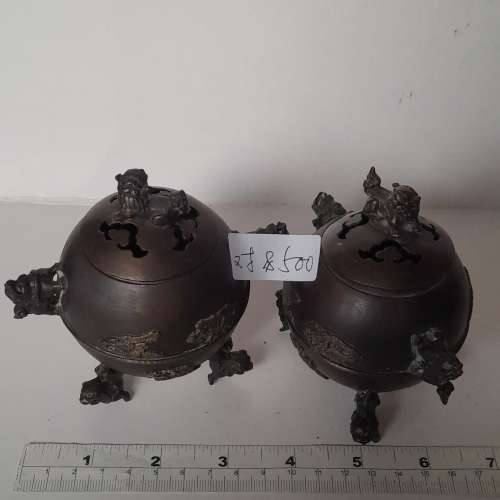 清理存貨大平賣。一手八件銅器擺件如照片顯示共售一千元。，單件價錢照片顯示七折...