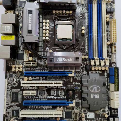 出售I5-2320 CPU + ASROCK P67 Extreme 6 底板連底板 + 16G ram