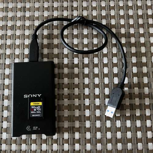 Sony type A express card 160 GB + card reader