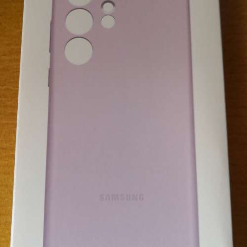 Samsung Galaxy 23 Ultra 原裝矽膠薄型保護殼行貨正品 雅淡紫