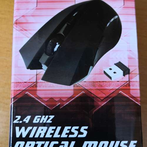 全新USB 無線滑鼠 (MAX 2.4 GHZ wireless optical mouse)