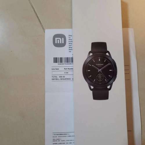 小米 Xiaomi Watch S3 黑色 香港行貨 智能手錶