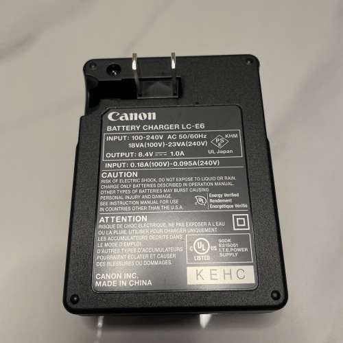 Canon LC-E6 charger