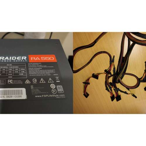 成色好FSP RA550 550W 80 PLUS Silver 火牛 & JONSBO UMX1-PLUS ITX Case