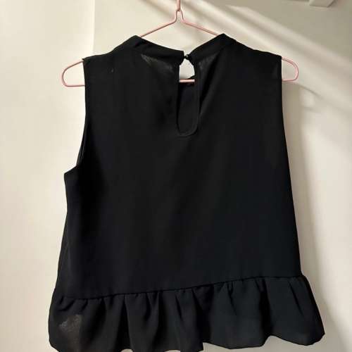 雪紡背心 Free size  Length: 前長44 後長50cm