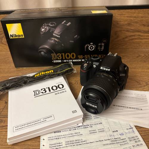 Nikon D3100 連 18-55mm f3.5-5.6 鏡頭