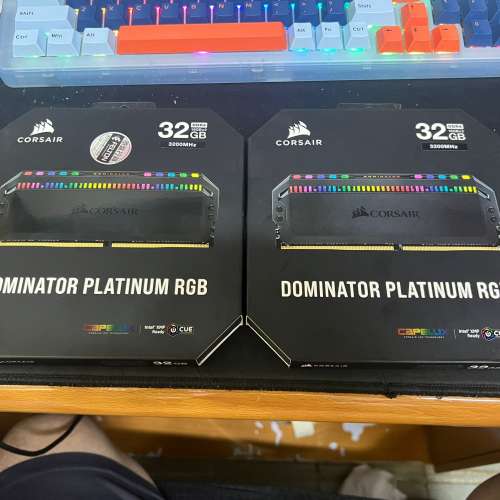 Corsair Dominator Platinum RGB 32GB Kit (2x16GB) (CMT32GX4M2C3200C16) (16GB*2, C