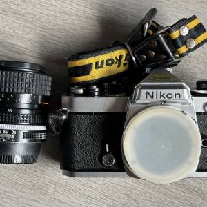 Nikon FE 菲林機 連 Nikkor 30-70mm 3.3