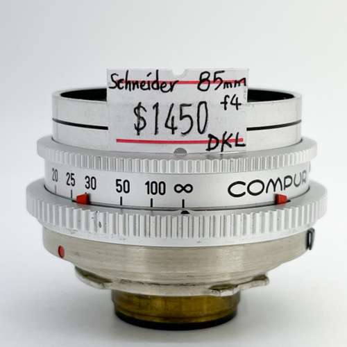 99% New Schneider 85mm F4手動鏡頭, 深水埗門市可購買