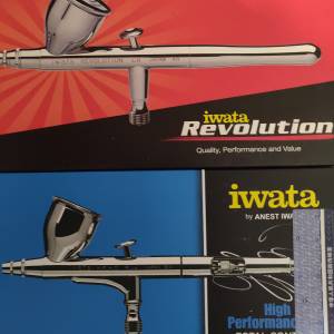 Iwata -hpc plus 0.3mm噴筆& iwata Hp-cr 0.5mm噴筆