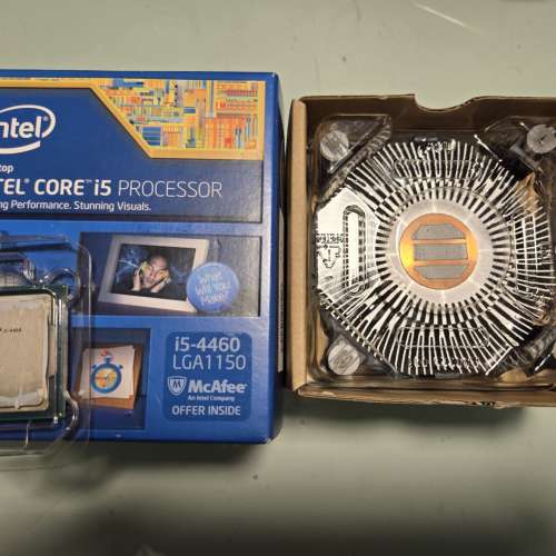 Intel i5 4460 cpu 連全新原廠散熱器
