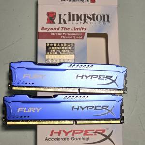 香港行貨 Kingston HyperX Fury DDR3 1600 16GB kit (8GBx2)