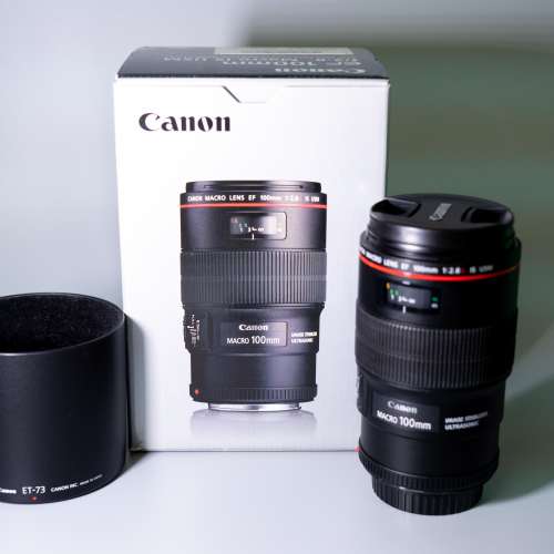 99% New Canon EF 100mm f/2.8L IS USM Macro 微距鏡皇