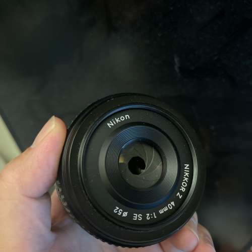 Nikon 40mm f/2 SE with box and papers
