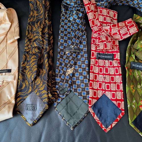 名牌領呔 silk ties $50/$70/$100