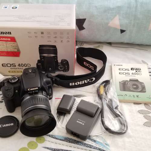 Canon EOS400D 全套 full set in excellent condition