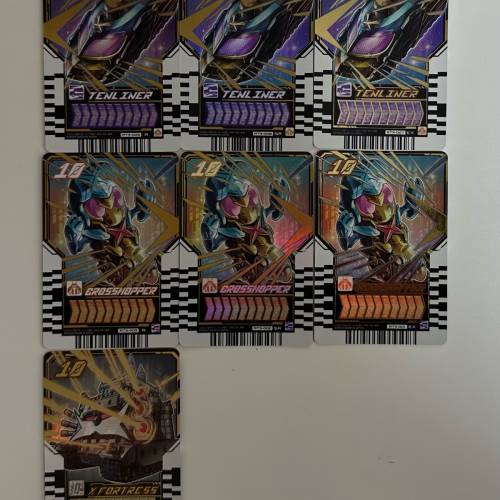 Gotchard rider chemy card 幪面超人腰帶卡 phase 00 01 02 03 EX