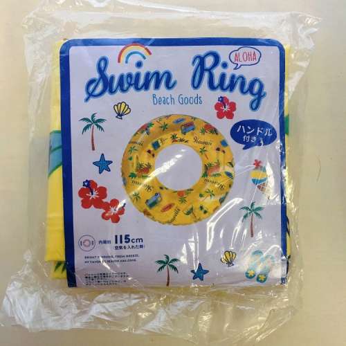Aloha print swim ring