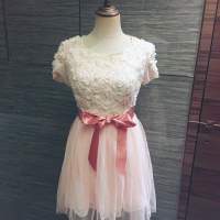 Rendz stereo flowers party dress