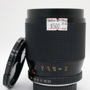 98% New Yashica 35-70mm F3.5手動鏡頭, 深水埗門市可購買