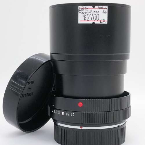 99% New Leica 100mm F4 Macro Elmar手動鏡頭, 深水埗門市可購買