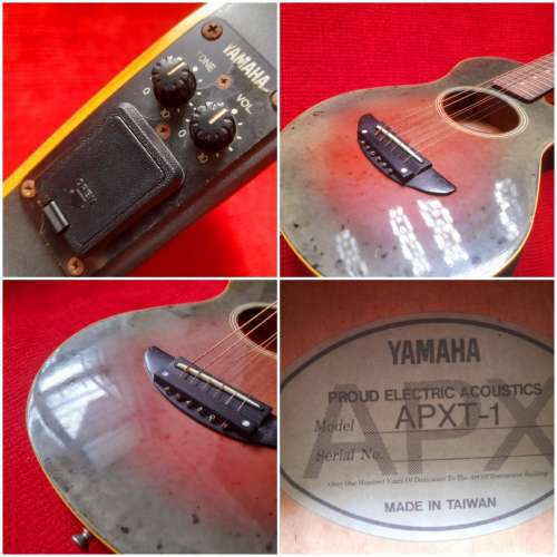 Yamaha APXT-1 travel semi hollow body electric guitar 絕版迷你薄身電木旅行結他