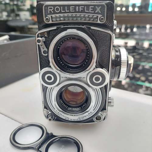 ROLLEIFLEX 75MM 3.5F PLANAR 正常 玻璃清 有測光