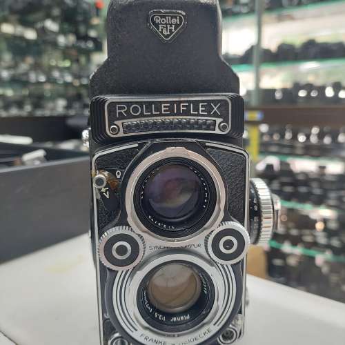 ROLLEIFLEX 75MM 3.5F PLANAR 正常 玻璃清 有測光