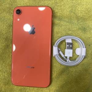 99%New iPhone XR 256GB 珊瑚色 香港行貨 電池效能100% 有配件 自用首選超值