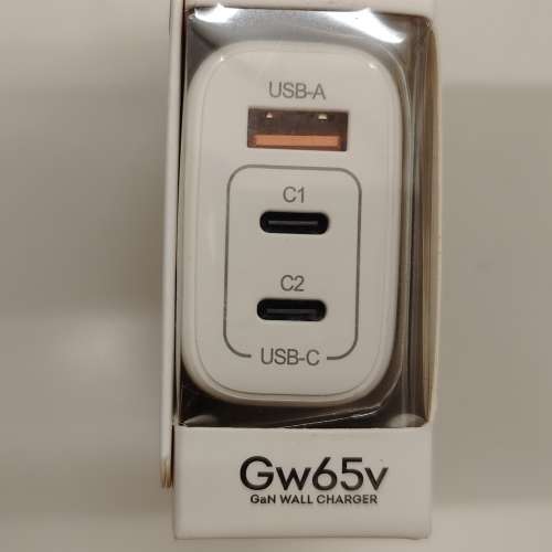 ProMini Gw65v 雙PD3.0 + QC GaN 65W 快速充電器
